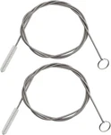 Iceyli 2 Pack 60 Inch Long Flexible Tube Cleaning Brush, Stainless Steel And Nyl. Fixed Price $16.26.