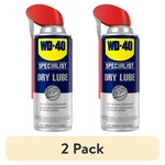 WD-40 Specialist Dry Lube Long-lasting Lubricant Smart Straw Spray 10OZ (2 Pack). Fixed Price $17.29.
