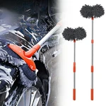 Telescopic Car Wash Kit Chenille Microfiber Brush Roof Window Tile Cleaning Mop. Fixed Price $20.14.