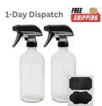Cornucopia Brands 16OZ Clear Glass Spray Bottles 2 Pack With Chalk Labels. Fixed Price $23.68.