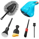 Fitosy Car Duster Detail Brush Cleaning INTERIOR-1 Set, Grey, White. Fixed Price $14.90.
