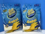 2X Lot - Soft Scrub Medium Premium Fit Latex Rubber Glove 12312 Size W/ Cuff. Fixed Price $12.99.