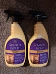 2- Granite Gold 24OZ Trigger Spray Polish Marble Travertine & Quartz. Fixed Price $17.99.
