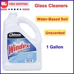 Windex Unscented Glass, Water-based Soil, Easy-to-pour, Cleans Window, 128 Fl Oz. Fixed Price $27.69.