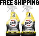 Easy Off Heavy Duty Degreaser Cleaner Spray, 32 Ounce (pack 2). Fixed Price $17.77.