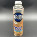 Vintage 1998 Pledge 17 Oz. Wood Floor Cleaning Spray Discontinued Half Full. Fixed Price $13.53.