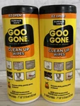 Goo Gone Clean Up Wipes 8 X 7 Citrus Scent White 24/CANISTER Canisters. Fixed Price $25.00.