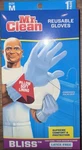 Mr. Clean Bliss Premium 1 Pair Latex Free All Purpose Gloves, Medium - White. Fixed Price $8.99.