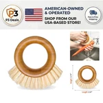 All-natural Bamboo Vegetable Scrubbing Brush Gentle Yet Effective Cleaning. Fixed Price $11.19.