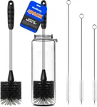 Holikme Bottle Brush Cleaner Set, 14" Long Handle Stainless Steel. Fixed Price $14.99.