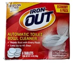 Iron Out Automatic Toilet Bowl Cleaner Tablets - 6 Count. Fixed Price $13.99.
