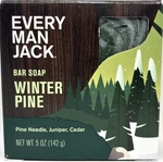 New Every Man Jack Bar Soap Winter Pine Needle Juniper Cedar Scent 5 Oz. Fixed Price $5.99.