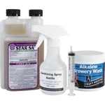 Brewing Cleaning & Sanitizing Kit 16OZ Star San, Lb Brewery Wash, Spray Bottle. Fixed Price $39.00.