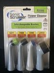 Sonic Scrubber Power Cleaner Kitchen & Household Interchangeable Brush Heads New. Fixed Price $12.90.