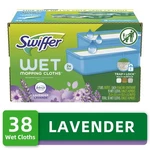 Swiffer Sweeper Wet Mopping Cloths Refills Pad, Lavender Scent, Total 38. Fixed Price $17.93.