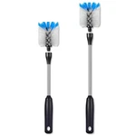 Stainless Steel Water Bottle Brush 2 Pack Long Handle Scrubbing With Remov. Fixed Price $25.74.