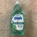 Dawn Ultra Botanicals Aloe Water Scent Dishwashing Soap 40 Fl Oz. Fixed Price $100.00.