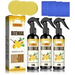 3PCS Beeswax Spray Wood Furniture Polish And Cleaner Kit With Sponge. Fixed Price $33.56.