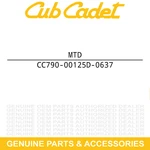 Mtd 790-00125D-0637 Left Engagement Handle Powder Black Troy-bilt Craftsman. Fixed Price $12.95.
