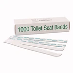 Bagcraft 300591 Sani/shield 16" X 1.5" Toilet Seat Band - Bl/wt (1000/CT) New. Fixed Price $35.99.