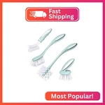 Perastra Dish Brush With Handle, Kitchen Scrub Set, 4-PIECE. Fixed Price $14.20.