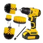 Brush Drill Attachment Power Scrubber Tools For Cleaning Carpet & Leather. Fixed Price $11.55.
