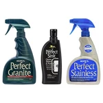Perfect Stainless, Granite, And Sink Cleaner Bundle, Streak P.... Fixed Price $39.05.