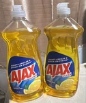 Ajax Ultra Lemon Soap 28 Oz (2 Pack) Heavy Duty Grease Cutting Dishwashing. Fixed Price $12.00.
