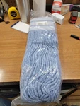 Rubbermaid All Pro Blend Wet Mop Universal Headband - Blue, 24OZ E23800BL00. Fixed Price $14.99.