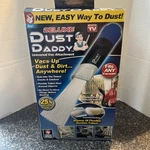 New Deluxe Dust Daddy Universal Attachment As Seen On Tv Fits Any Vacuum. Fixed Price $7.99.