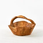 Natural Cedar Wood Basket W/handle For Fruit Breads Candy Shelf Display Handmade. Fixed Price $61.87.