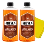 Milsek Leather & Vinyl Cleaner Conditioner - Cleaning 12 Fl Oz (pack Of 2). Fixed Price $45.62.