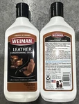 2X 8OZ Weiman Leather Cleaner & Conditioner Cream - Restores Deep Surfaces. Fixed Price $24.95.