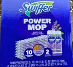 Swiffer Power Refill Bundle Lavender 10 Mopping Pads + 2 Cleaning Solutions. Fixed Price $20.00.