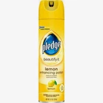 Pledge Lemon Scent Furniture Polish 9.7 Oz. Clean Dust Shine Protect Fresh 72372. Fixed Price $13.99.