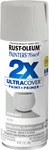 334086 Painter's Touch 2X Ultra Cover Spray Paint, 12 Oz, Satin Stone Gray. Fixed Price $8.43.