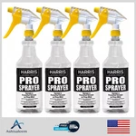 Harris Chemical Resistant Pro Spray Bottle With Adjustable Tip (32 Oz ) 4 Pack. Fixed Price $19.35.