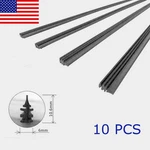 10 Pcs X 28" Universal Car Bus Silicone Frameless Windshield Wiper Blade Refills. Fixed Price $8.91.