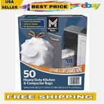Members Mark Heavy Duty Kitchen Compactor Trash Bags 18GAL 50. Fixed Price $33.40.