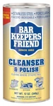 Lot Of (3) Servaas 11510 Bar Keepers Friend Cleaner 12OZ Multi Surface 6500789. Fixed Price $7.29.