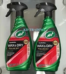 (2-PK) Turtle Wax & Dry 1-STEP Carnauba Instant Shine Water Dirt Repel Spray. Fixed Price $31.95.