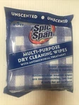 Spic & Span 1-6PK Unscented Multi Purpose Cleaning Wipes Reusable (2-M-469). Fixed Price $5.21.