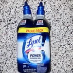 Lysol Power Clinging Gel Toilet Cleaner 2 Pack Atlantic Fresh Scent 48OZ. Fixed Price $20.00.