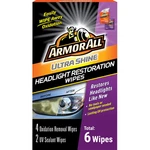 Armor All Ultra Shine Headlight Restoration Wipes 6 Count Uv Protection. Fixed Price $18.29.