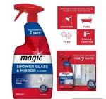 Magic Shower Glass Mirror Mold Stains Cleaner Fog Free & Spotless 28 Oz. Pack. Fixed Price $25.99.