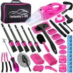 38PCS Car Detailing Kit Interior Cleaner With High Power Handheld Vacuum, Wa. Fixed Price $70.99.