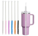 6 Pack Extra Long Straw Cleaning Brushes For Stanley Style Tumblers. Fixed Price $7.63.