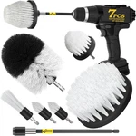 Holikme 7PACK Drill Brush Attachment Set-car Interior Detailing Kit Power. Fixed Price $14.12.