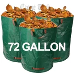3PACK Reusable Garden Waste Bags 72 Gallon Yard Leaf Lawn Trash. Fixed Price $25.01.