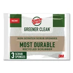 3M 97033UG Greener Clean Scrub Sponge 2.6X3.3 White 3/PACK. Fixed Price $14.47.